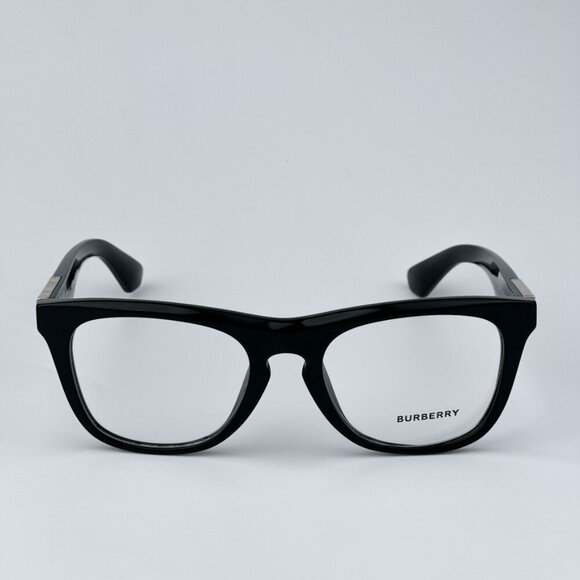 Burberry BE2409 3001 BRAND NEW Eyeglasses Black Square Unisex